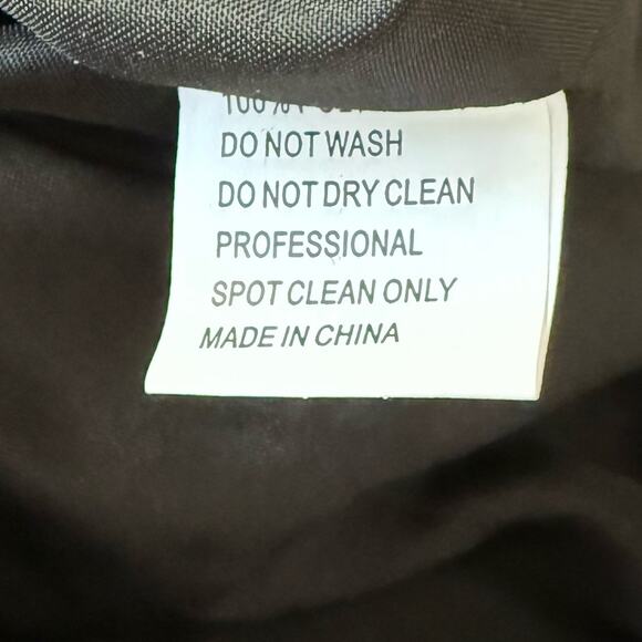 Mac Duggal Black Asymmetrical Ruffled V-Neck Chiffon Dress 49487 Women’s Sz 4 - Picture 9 of 10